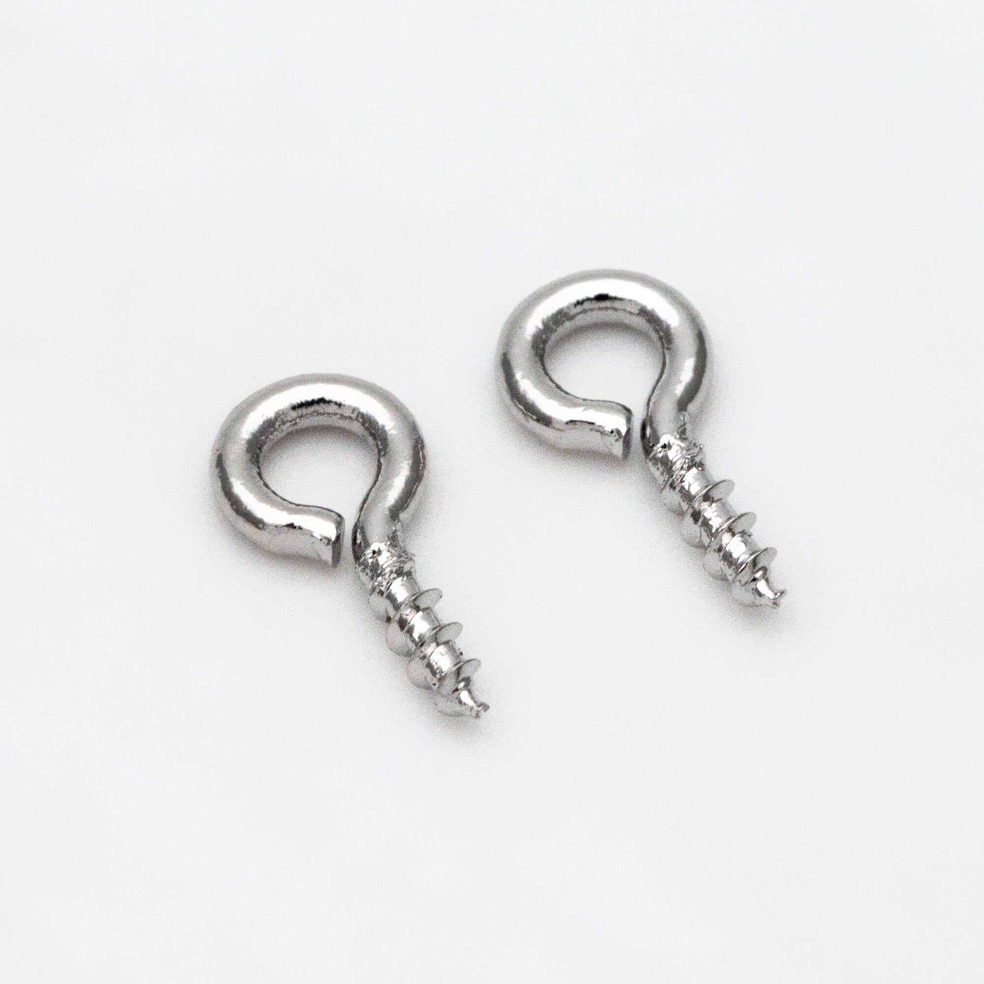 20pcs Gold/ Silver Screw Eye Bails, Eyelet Screws, Eye Pin, Hooks Bails Findings (GB-2071)